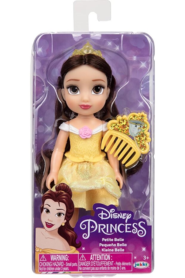Disney Princess Petite Doll with Comb - Belle 15cm 21874/218704