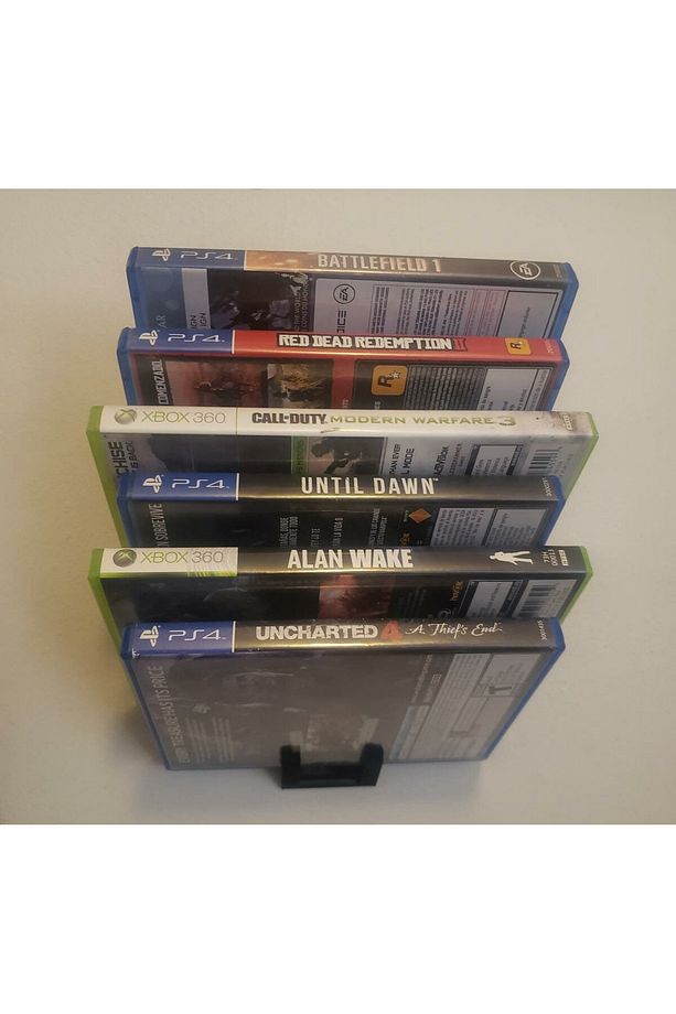 Byr3D Dvd/Ps4/Ps5/Bluray/Xbox360 Duvar Rafı T5343419 Sadece Plastik Aparattır - 1