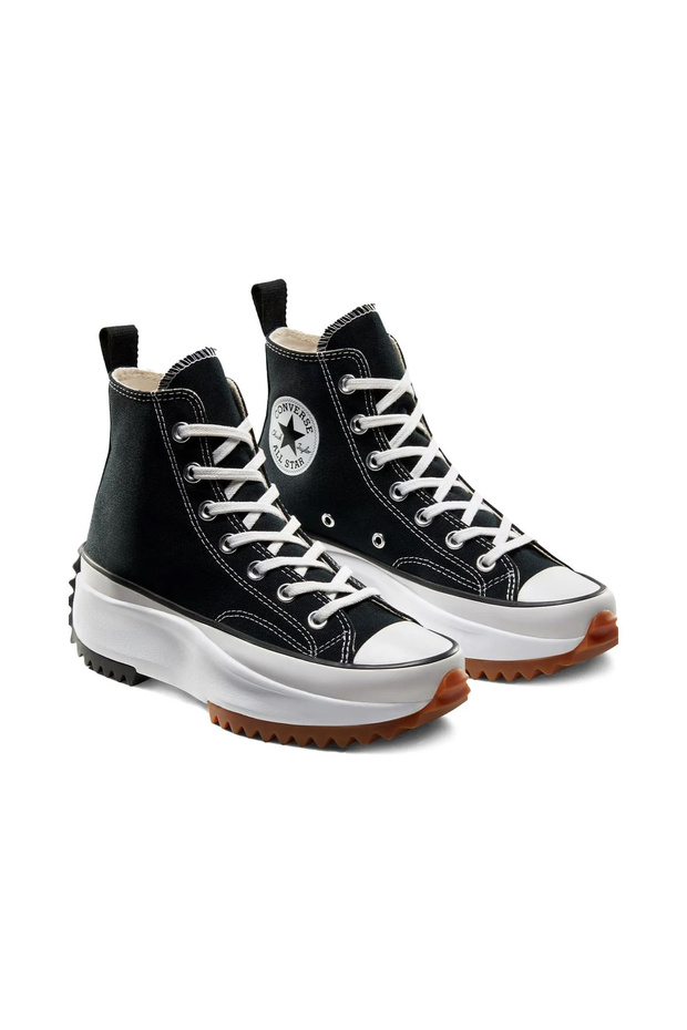 Run Star Hike Canvas Platform Erkek Siyah Günlük Ayakkabı ERKEK LS AYAKKABI - 2