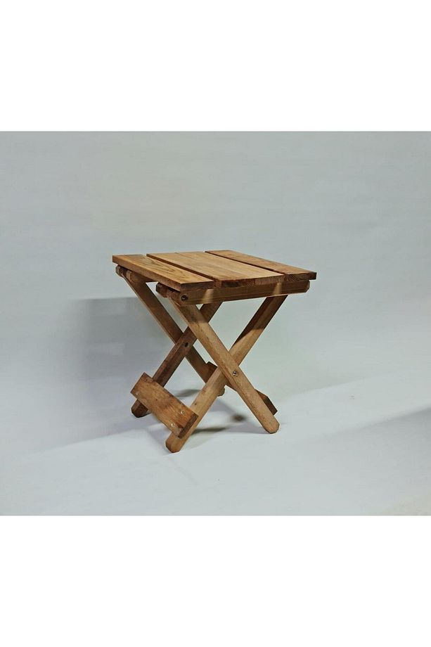 Ahşap Katlanır Tabure 1 Adet 30 Cm X 36 Xm - 6