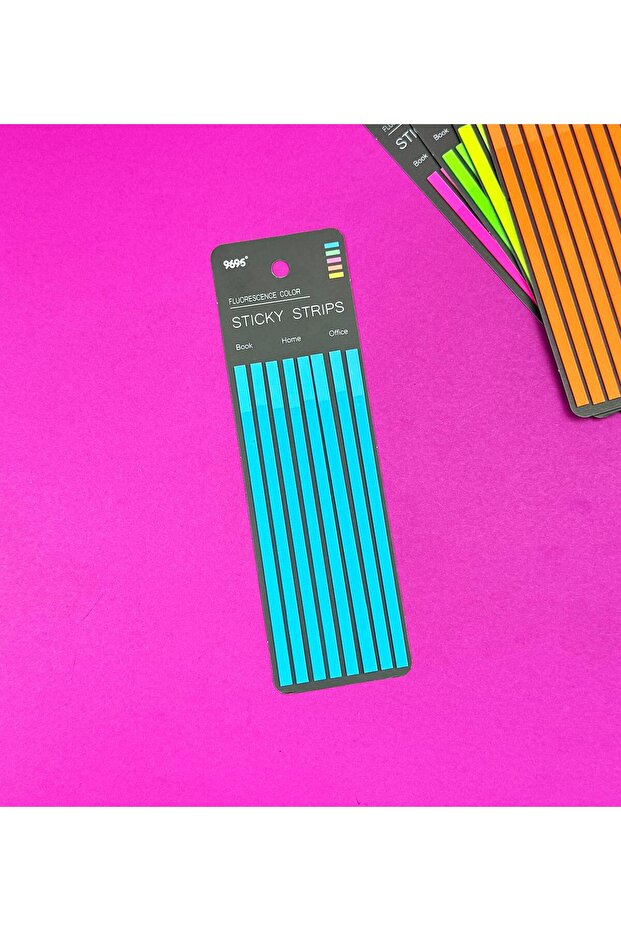 Colorful Thin Long Strip Post-it Bookmark - 1