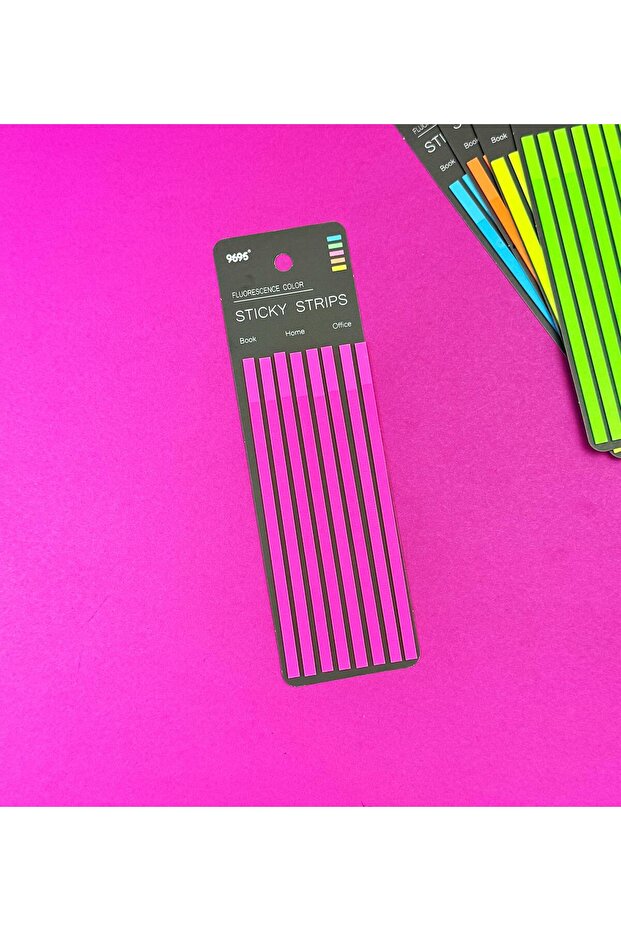 علامة مرجعية ملونة رفيعة وطويلة الشكل - 1