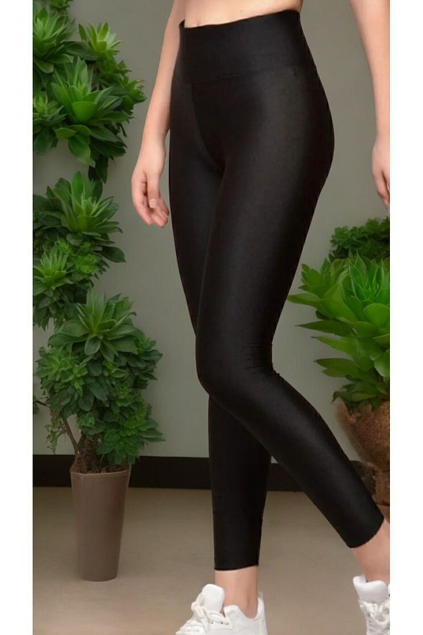 Pondech Black. Full Likralı,disko Parlak Tayt. Orta Kalınlıkta Örgü.yaz Aylarının Değişmez Modeli - 2