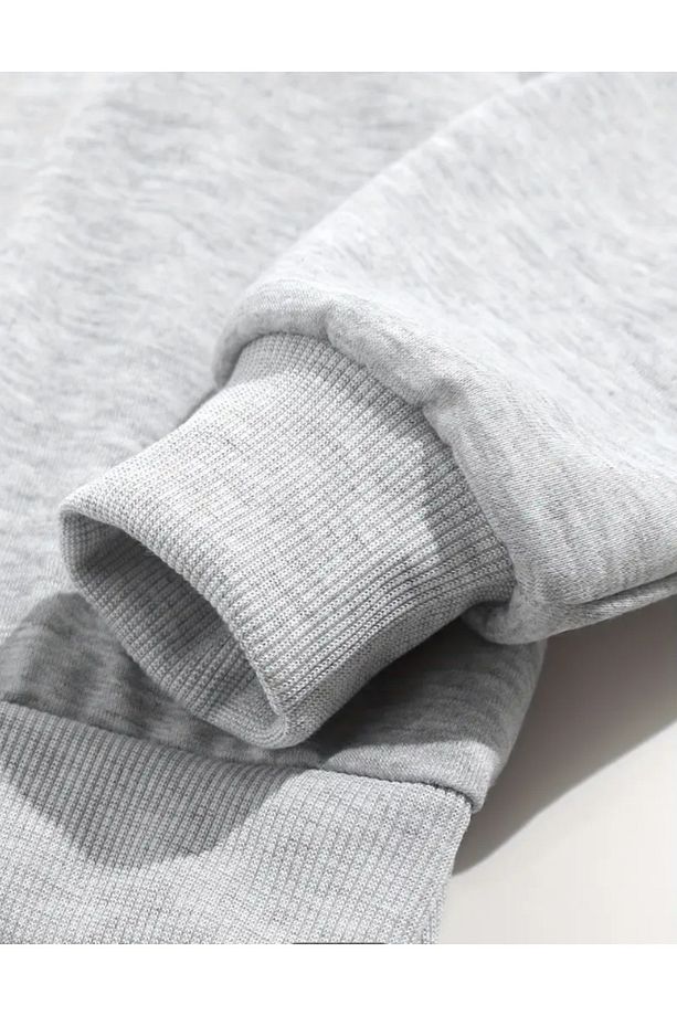 Unisex Kalp İçinde Pati Baskılı Eşofman Takımı - 3
