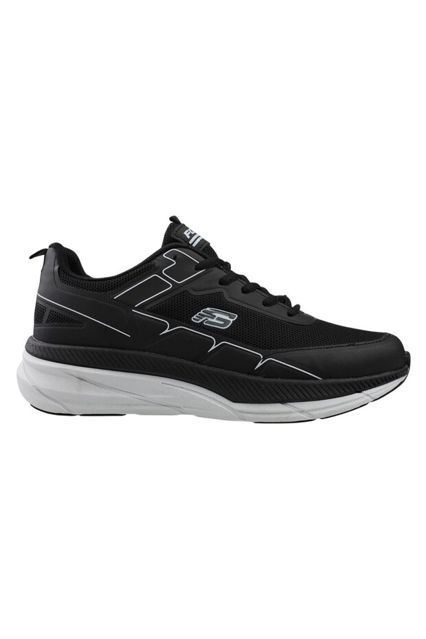 Men's Black High Sole Casual Sports Shoes 2408
