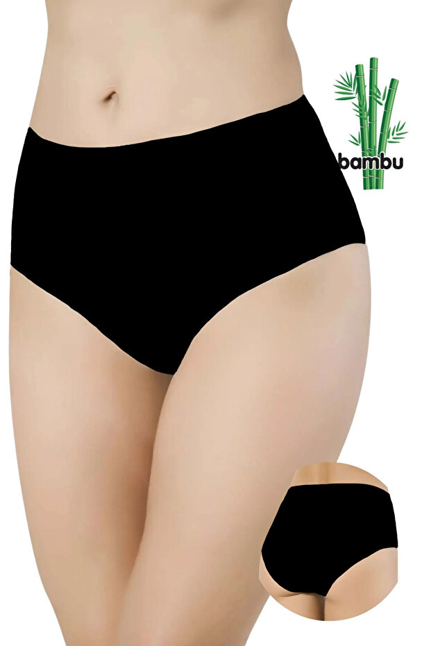 Bambu Kadın Külot-yüksek bel - 1