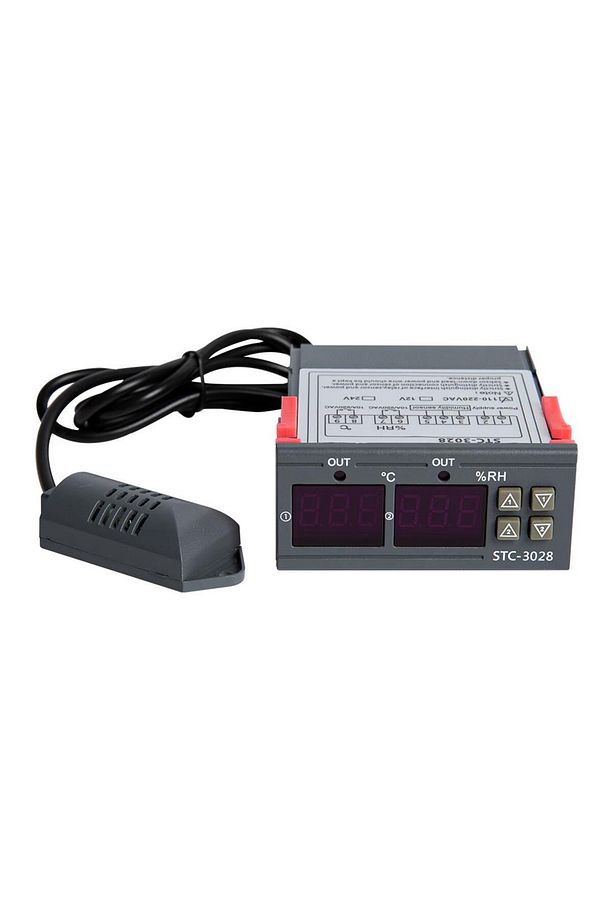 Stc-3028 Ac 110-220v Lcd Ekranlı Nem Sıcaklık Kontrol Modülü - 2