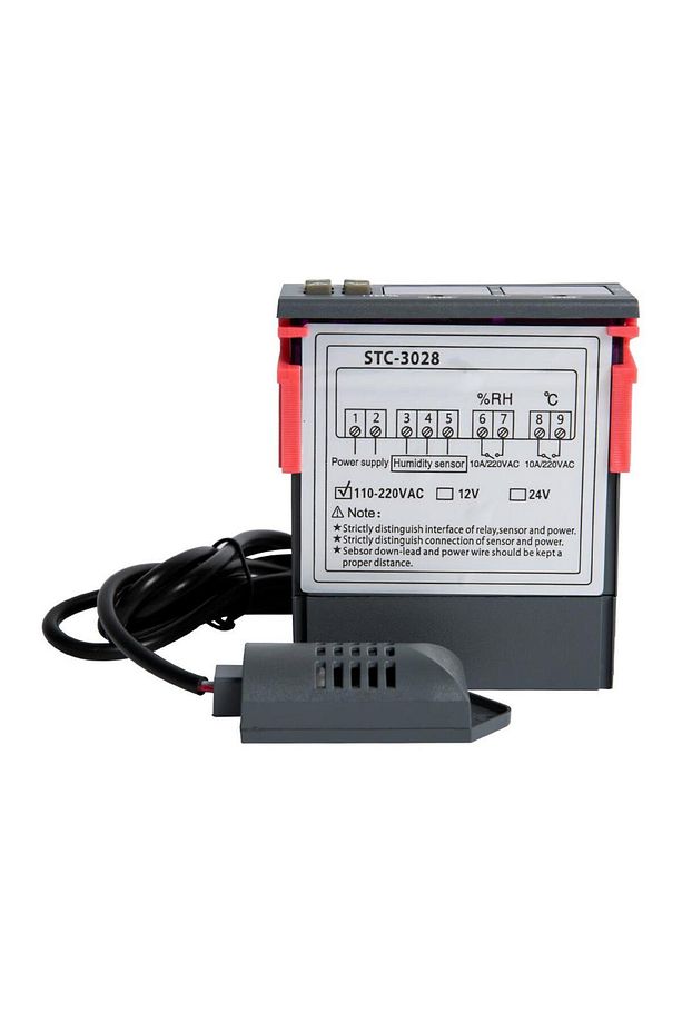 Stc-3028 Ac 110-220v Lcd Ekranlı Nem Sıcaklık Kontrol Modülü - 8