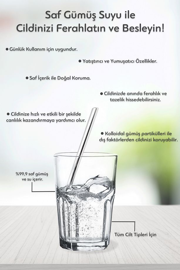 Sivaderm 2'li Set Kolloidal Gümüş Suyu 1 Lt, Kollaidal Gümüş Suyu Sprey 100 Ml - 5
