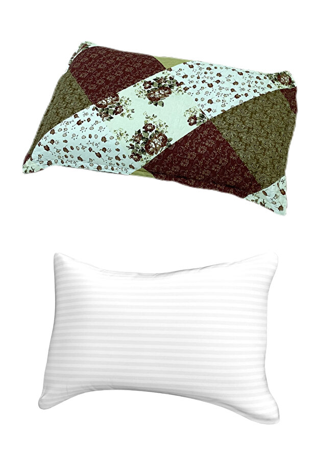 Floral 2 Piece 1 Pillows and 1 Pillow Case Set 50x75cm