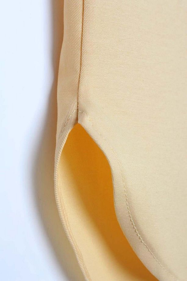 Açık Sarı-Oversize Basic Gömlek - 6