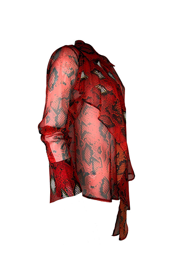 Kırmızı Piton Gömlek - 2