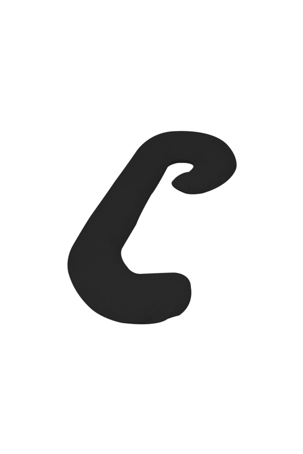 وسادة مريحة على شكل حرف C للحمل والأمومة من شركة Mother Comfort - لون أسود