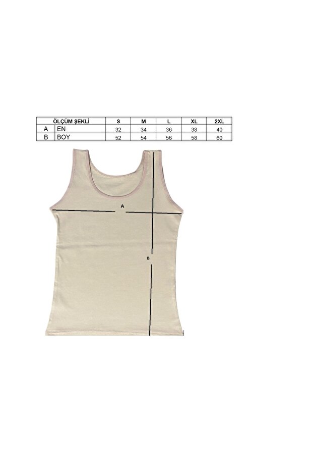 3'Lü Geniş Askı Atlet - 6