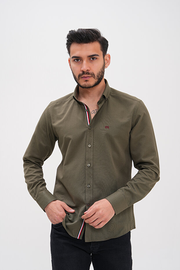 Stripe Detailed Men's Regular Shirt