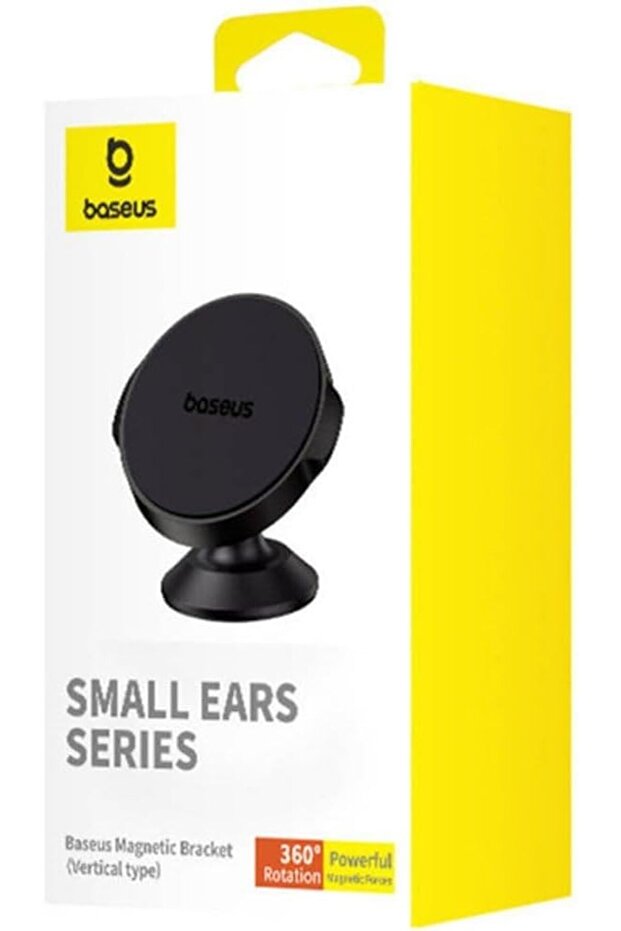 حامل مغناطيسي OS-Baseus Small Ears Series (نوع عمودي) أسود - 4