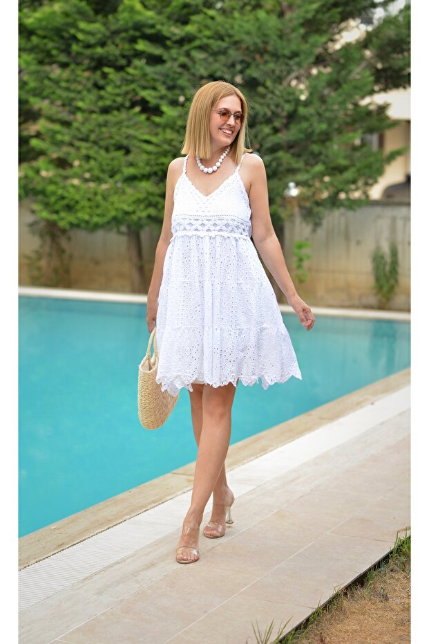 İTHAL ASKILI ELBİSE - 1