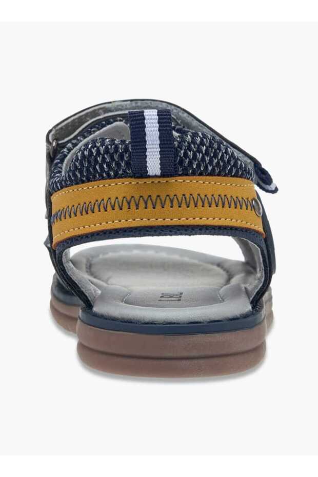 Colourblock Sandals with Hook and Loop Closure - 4