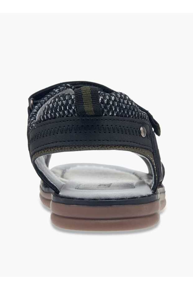 Colourblock Sandals with Hook and Loop Closure - 4