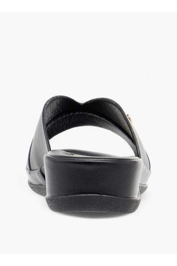 صندل Flora Bella Solid مفتوح الأصابع سهل الارتداء - 5