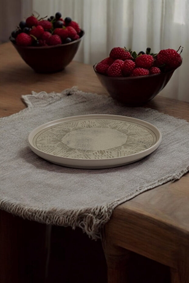 Etnik Desen 4'lü Tabak Seti - 3