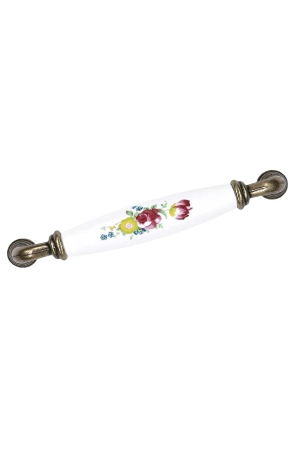 12.8 Cm- Porcelain Cover Kulo Drawer Handle Cabinet Kulb Furniture Handle Ruby 128Mm-Elf 500