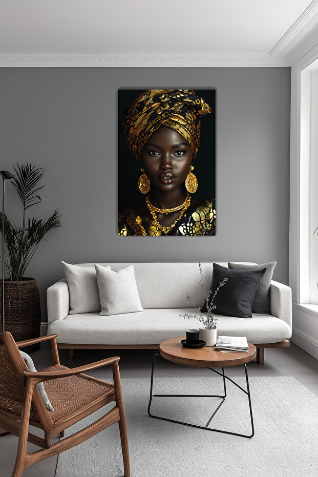 Afrikalı Kadın Tablosu - Afrikalı Kadın Tablo - 3