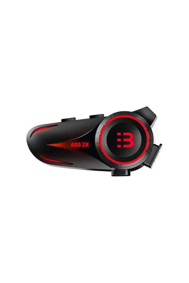 Yeni 2025 Model 2 Kişi Bağlantılı A50-2x Bluetooth V5.3 Motosiklet Kask Kulaklık Rgb Intercom Seti - 3