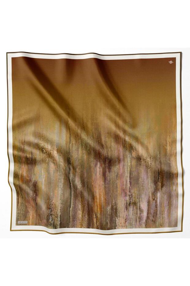 İpek Eşarp - 9012D-61 - Tivil - 1