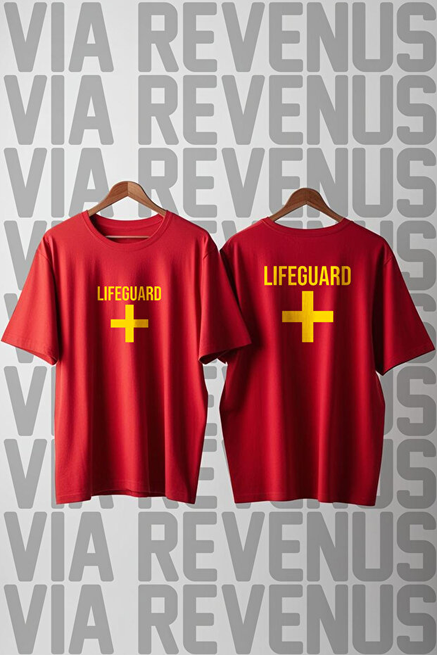 Lifeguard / Lifeguard Front and Back Printed Wide Fit Tshirt