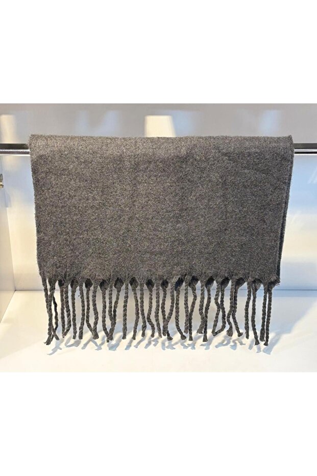 Shoulder Scarf Winter Shawl Smoke Color