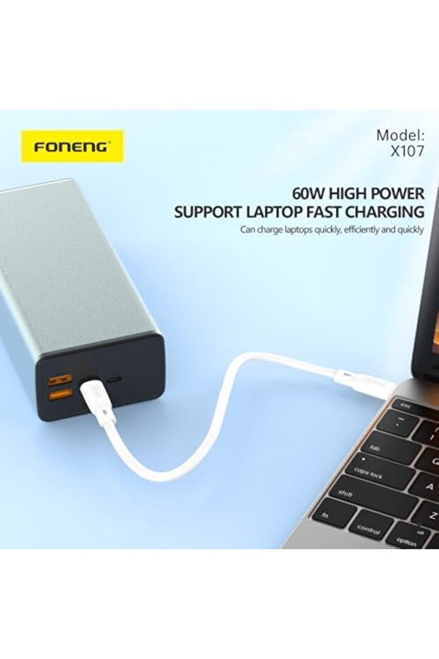 X107 60w 27cm Type-c To Type-c Şarj Ve Kablosu 266450 - 2