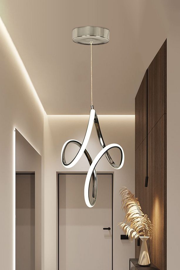 3 Renk Krom Kumandalı Dimmerli 4 Modlu Modern Sarkıt ALP Led Avize - 3