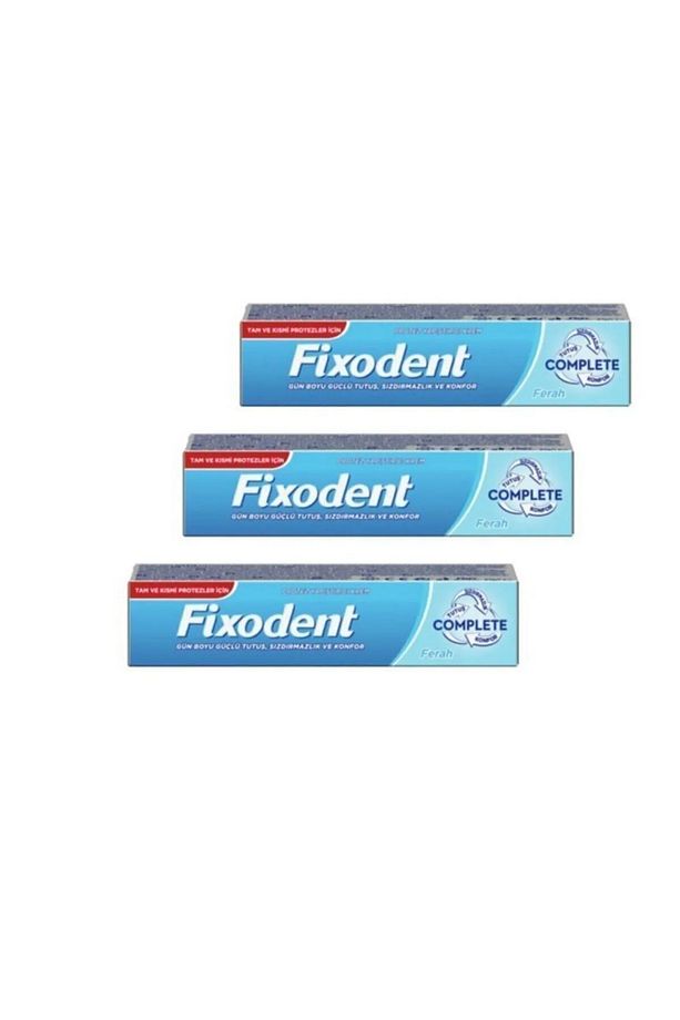 Complete Diş Protez Yapıştırıcı Krem Naneli 47 gr X 3 Adet - 1