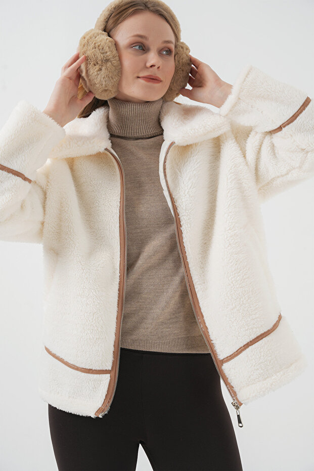 سترة قطيفة مبطنة موديل 5173 - 4