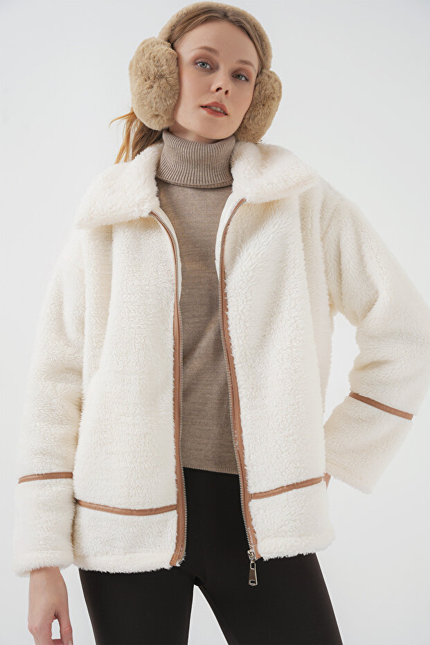 سترة قطيفة مبطنة موديل 5173 - 1