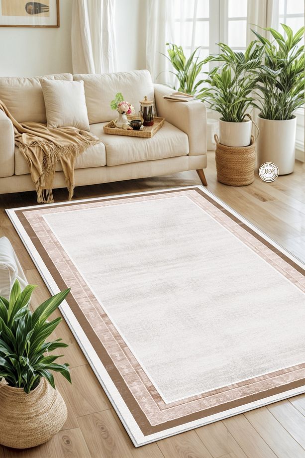 Makinede yıkanabilir kaymaz taban leke tutmaz mutfak halısı salon halısı ve yolluk - 1