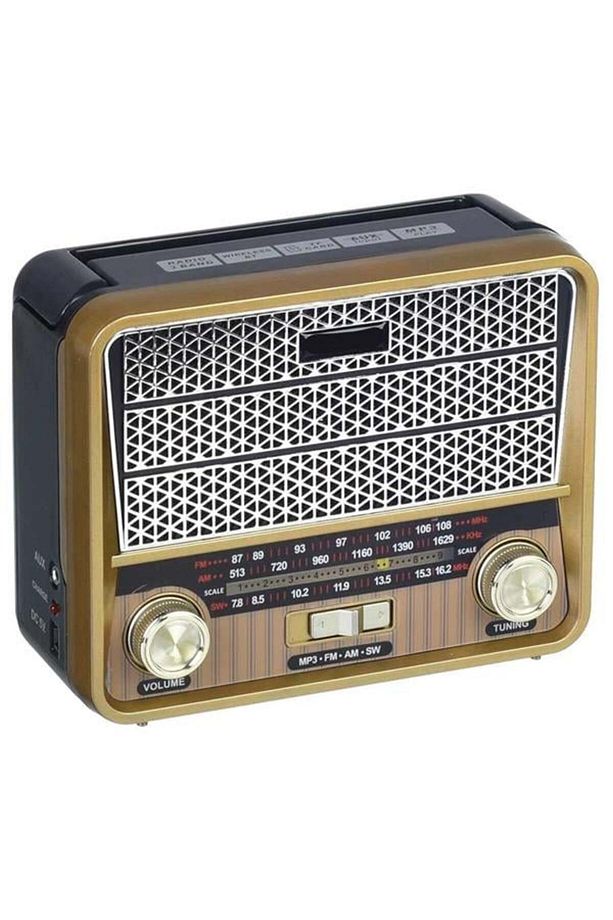 Radyo Nostalji Şarjli PiLli Bt/Usb/Sd/Aux Cameron Cm-1967Bt - 1