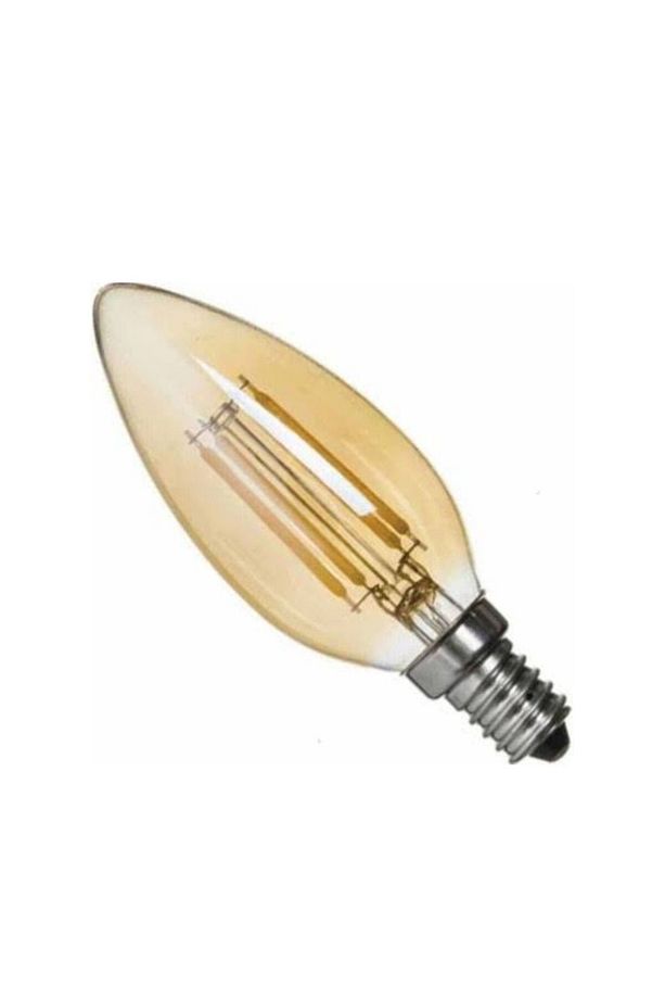 E14 C35 Led Flamanlı Buji Rustik Ampul - 2