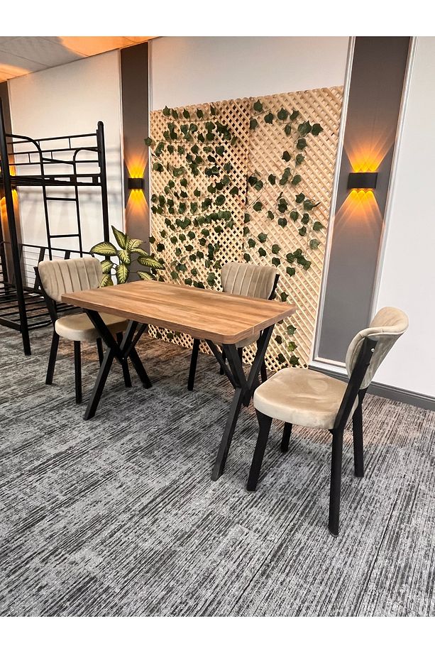 NİLÜFER MUTFAK MASASI 70 x 110 W AYAK (Sadece Masa) - 3