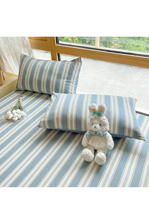 Patterned Fitted Sheet Set - Single/ Double/ Oversized - 3