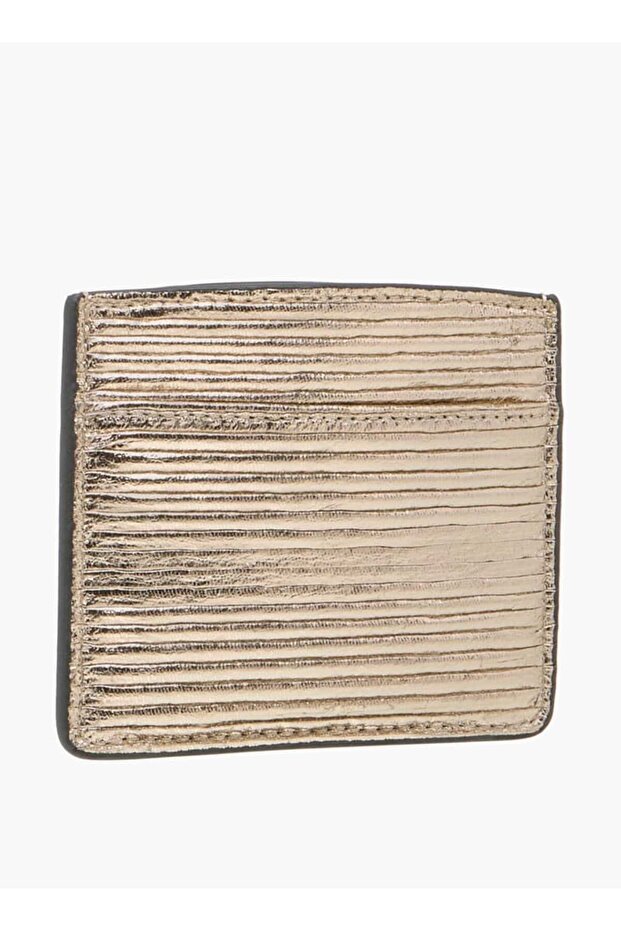 Wrinkle Textured Wallet with Button Closure - W 1 x H 8 x D 11 cm - 2