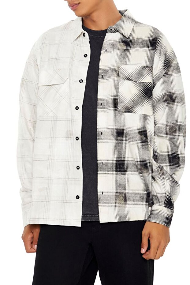 Ekose Desenli Gömlek - 5