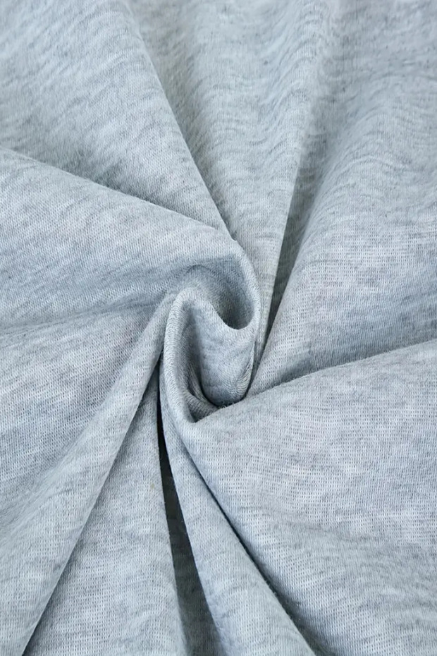 Kadın Bisiklet Yaka Basic Oversize Sweatshirt - 2