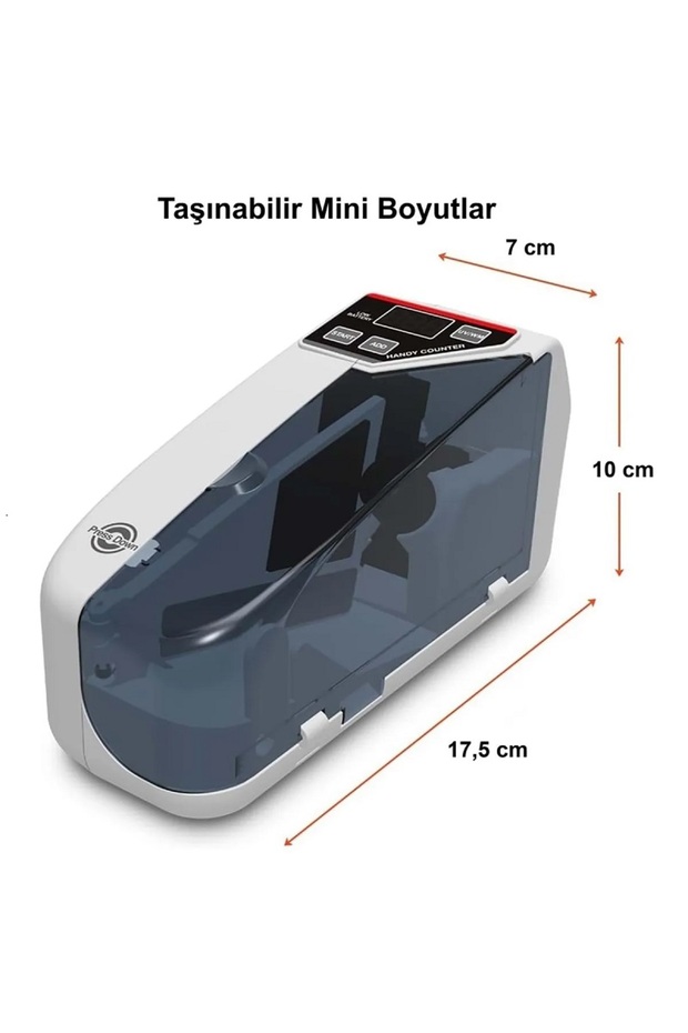 Mini Taşınabilir Kağıt Para Sayma Makinesi  UV Lamba Para Kontrol  KOLAY TAŞINILABİLİR - 6
