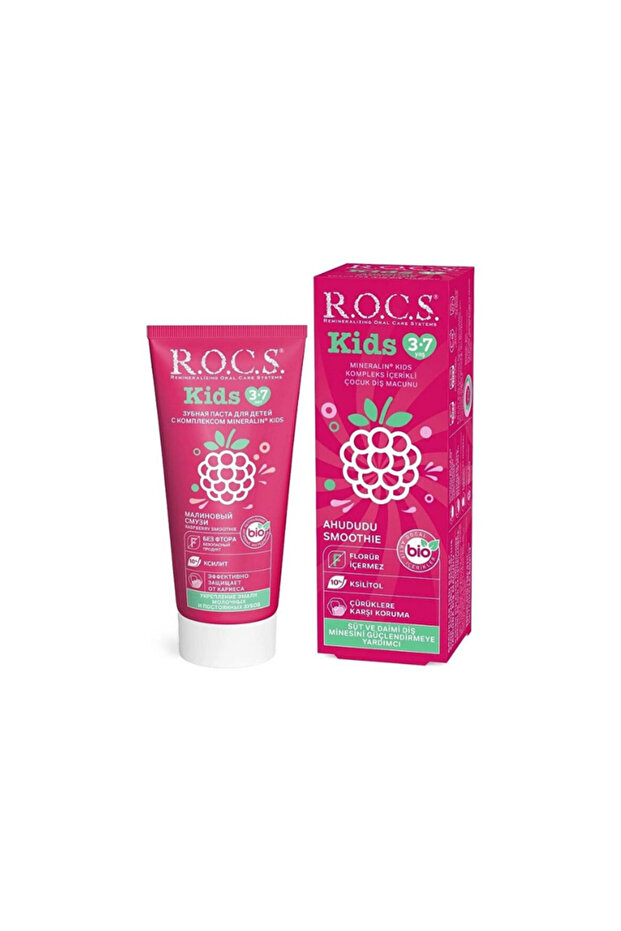 Kids Raspberry Taste Toothpaste 3-7 Years 35 ml