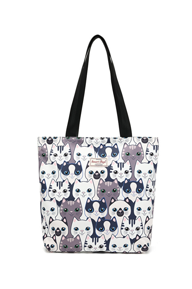 Printed Edition Shoulder Bag with Strap
