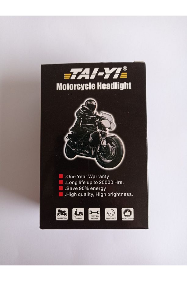 Motosiklet Far Ampulü Ledli H4 Mercekli 1 Adet - 2