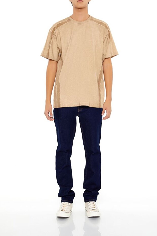 Omuz Paneli Tişört - 4