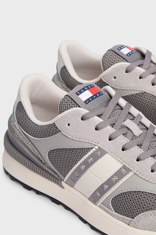 Logolu Kalın Tabanlı Süet Sneaker Ayakkabı Erkek AYAKKABI EM0EM01537 PRZ - 5